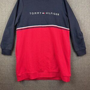 Sweater Pullover Pocket Red Blue